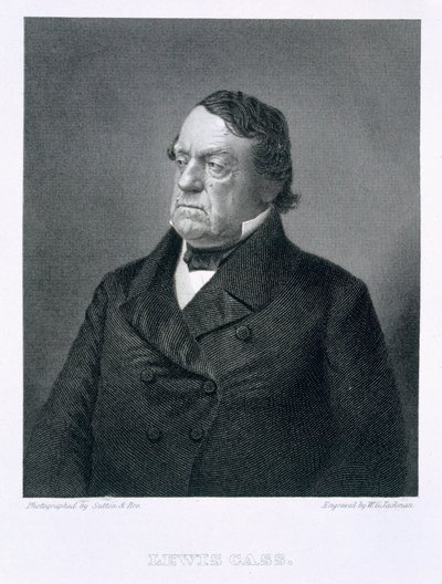 Lewis Cass, Engraved by William G. Jackman After a Photograph by Sutton and Bro.